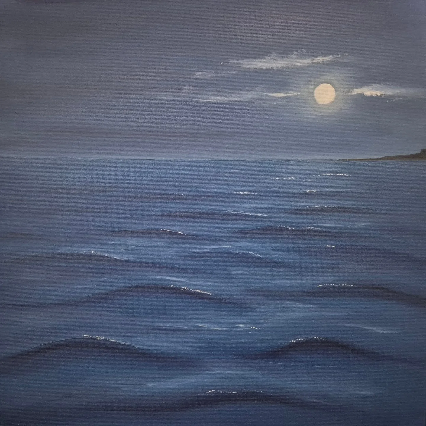 Silence - 30x30cm Oil on canvas 
For sale Soon