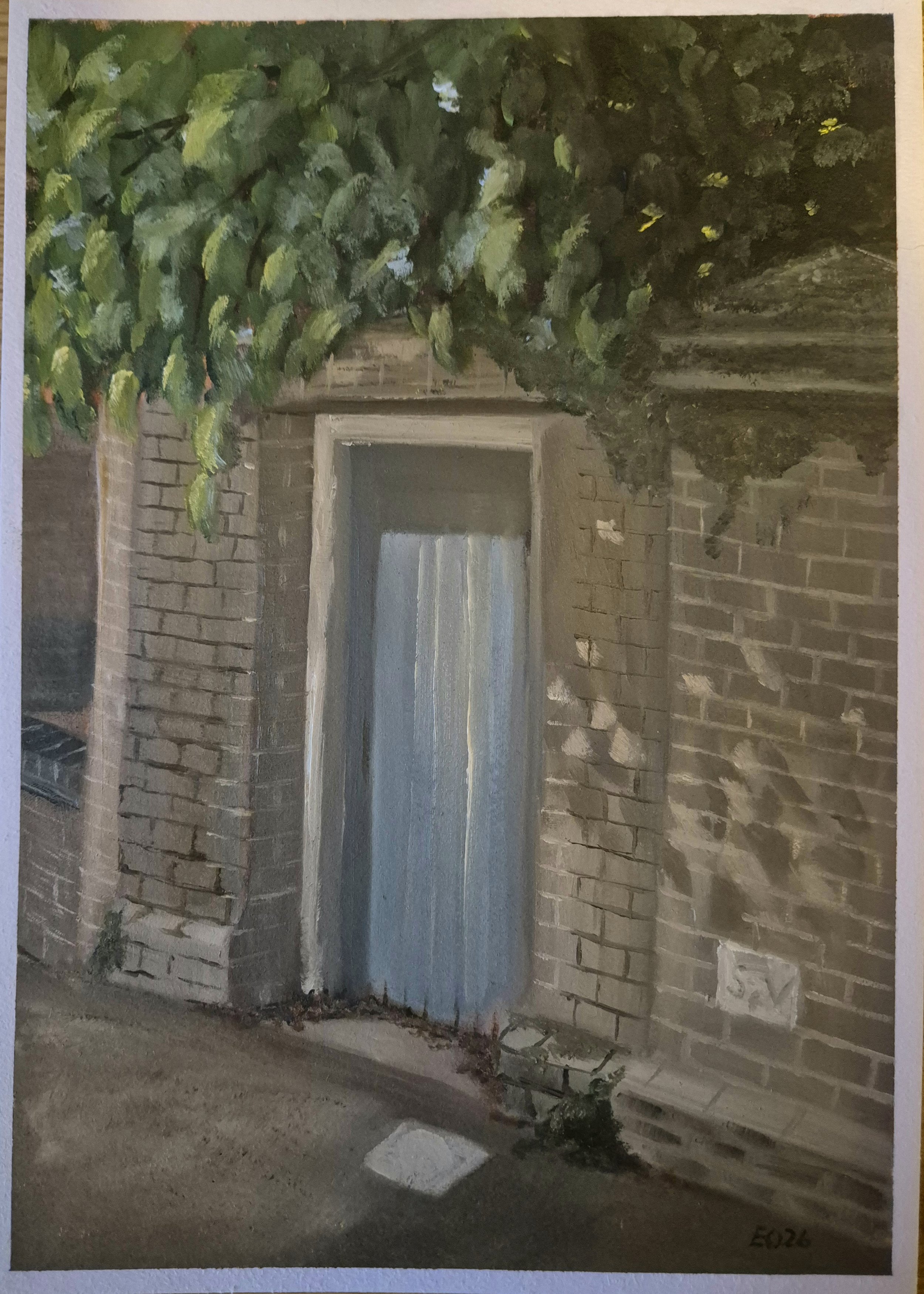 Nooks and Crannies - Oil on paper A4