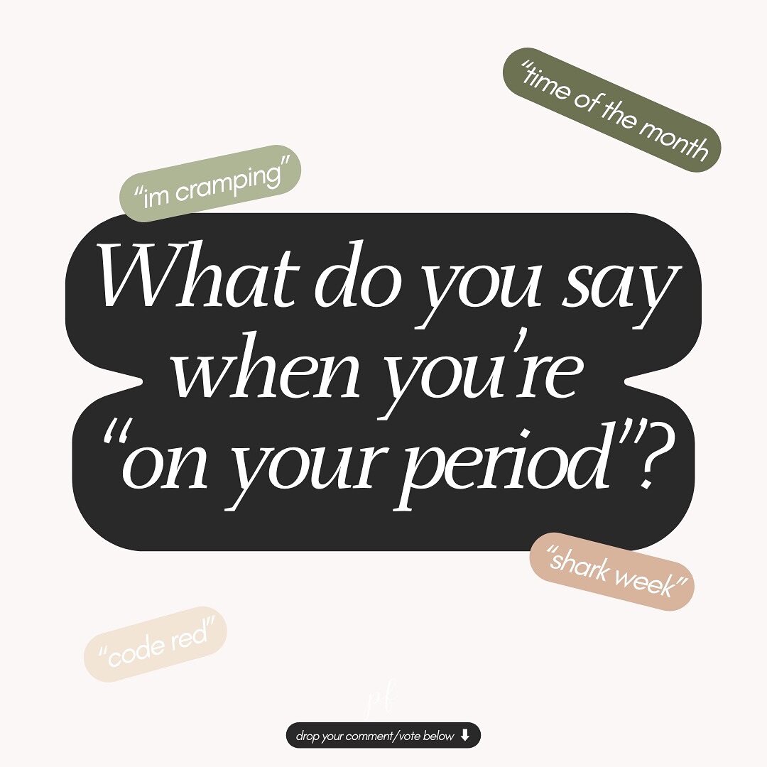 Period talk: what&rsquo;s your go-to phrase/s during that time of the month? Take the poll and share your thoughts or other phrases below! 💬🩸 
✧
✧
MISSION: The PATESI Foundation aims to provide education and support to empower communities, and alle