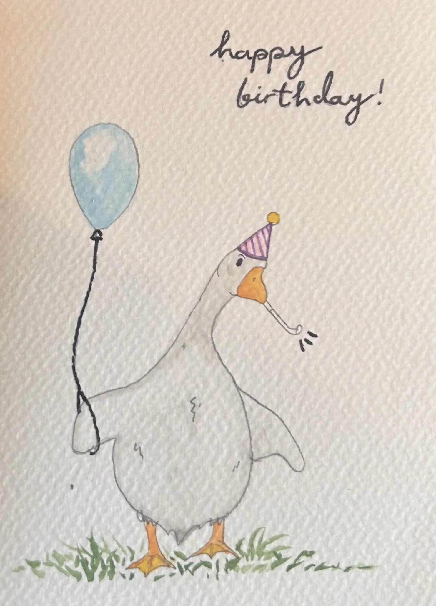 Birthday Duck Card