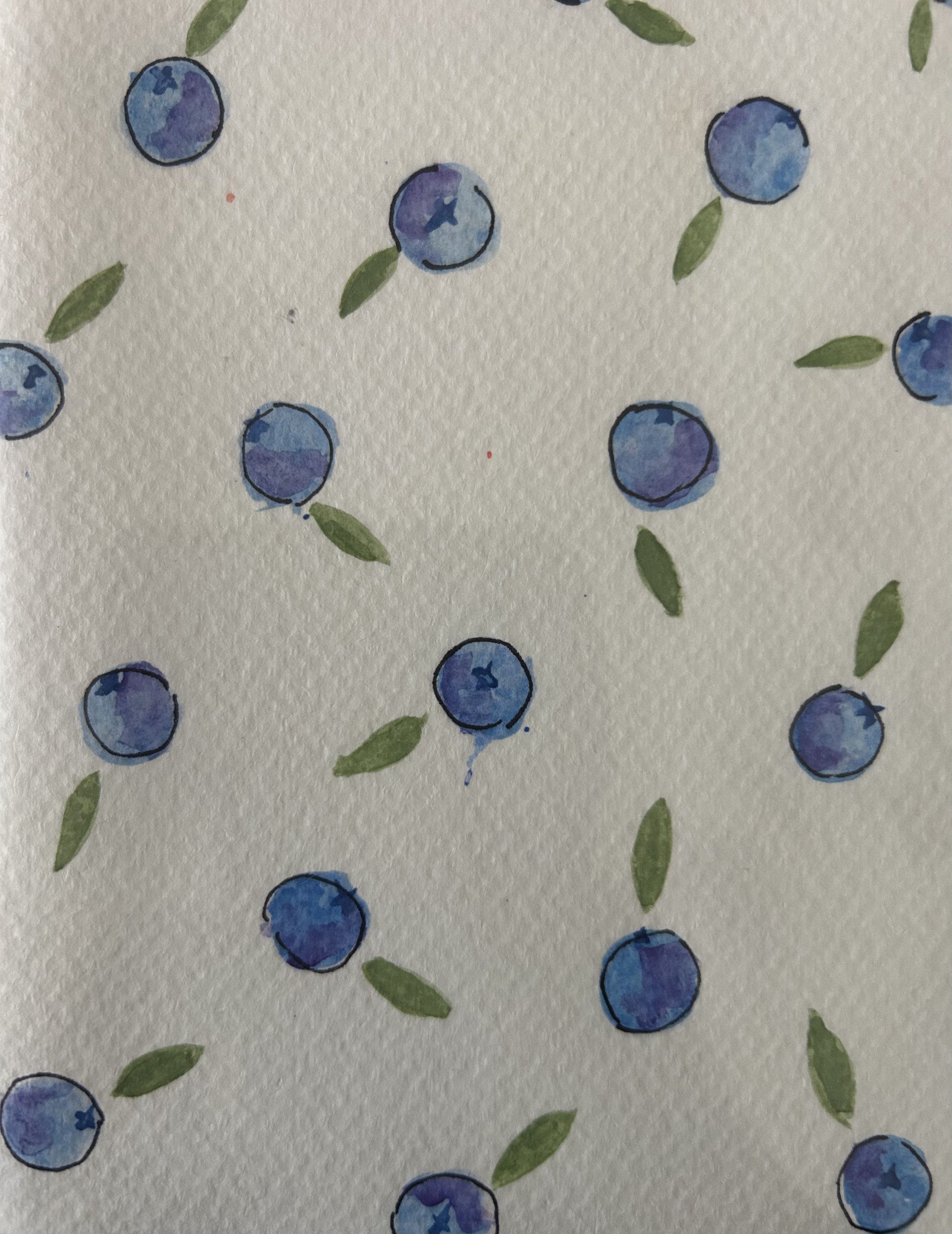 Blueberry Card