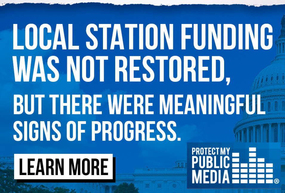 FY 2026 Local PUblic Media Station Funding Not Restored; WHUT Forges ahead