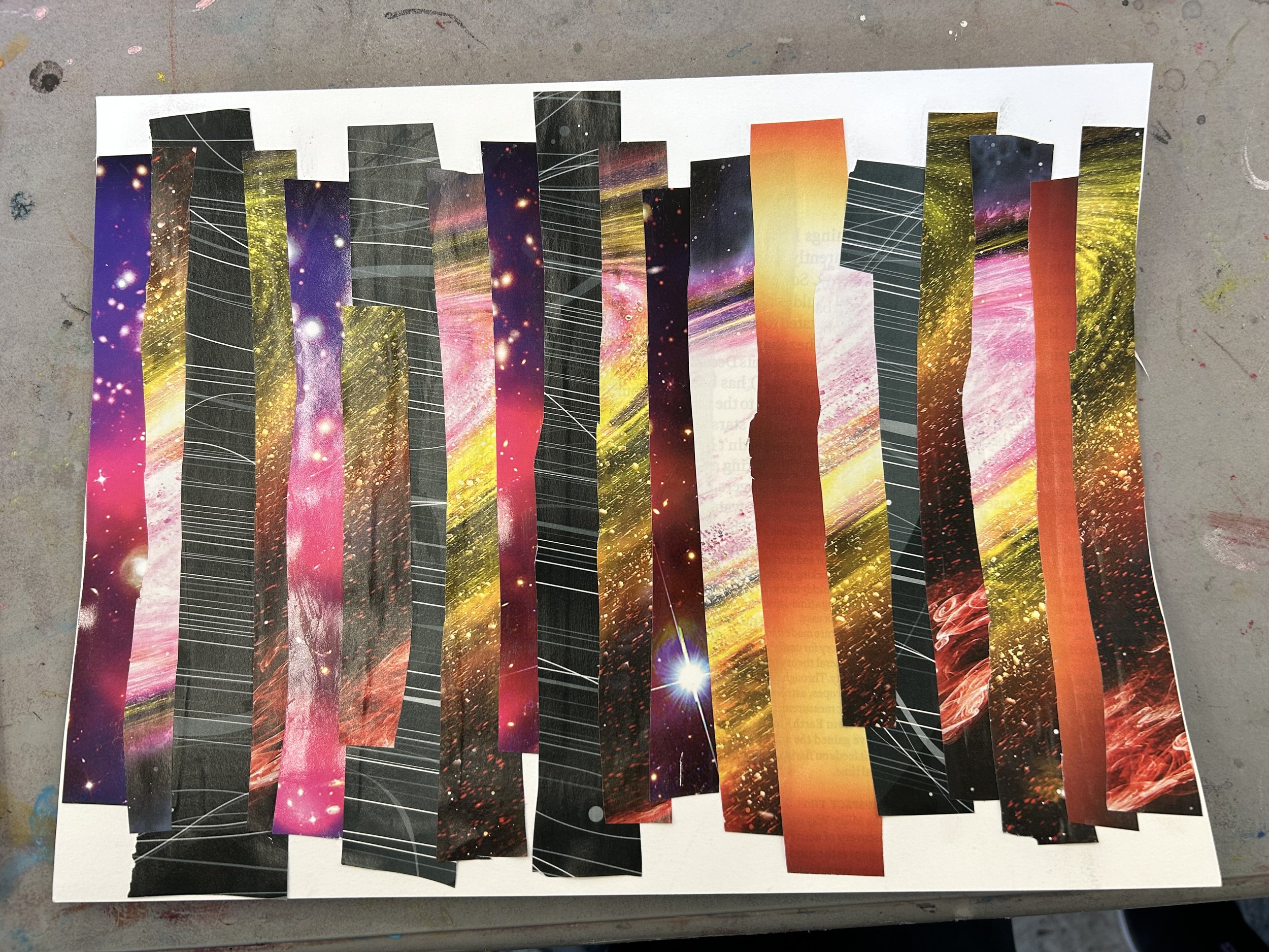Collage Space Time (Strips)