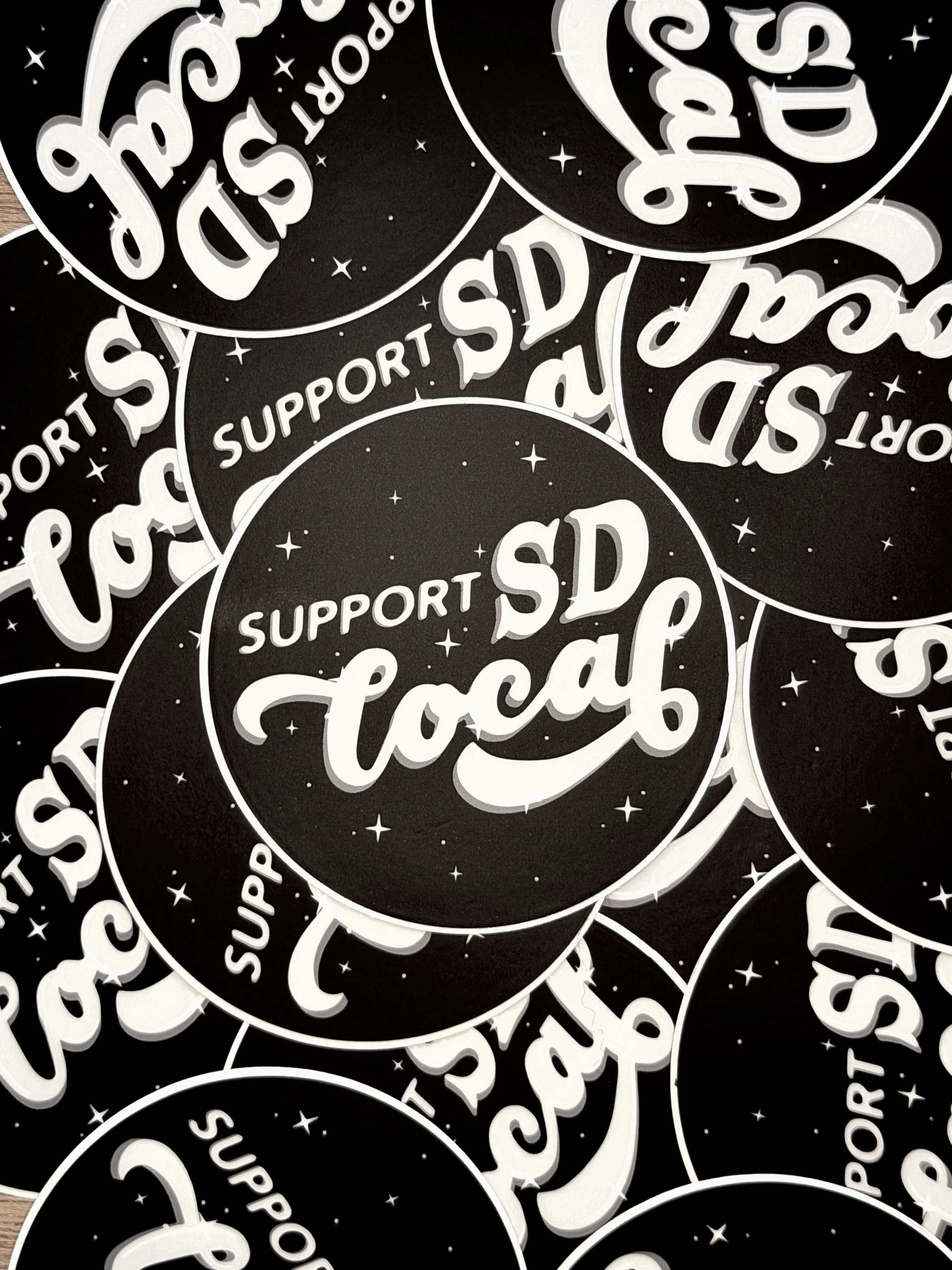 Support SD Local Sticker