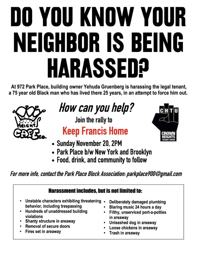 The Fight for Francis’s Home at 972 Park
