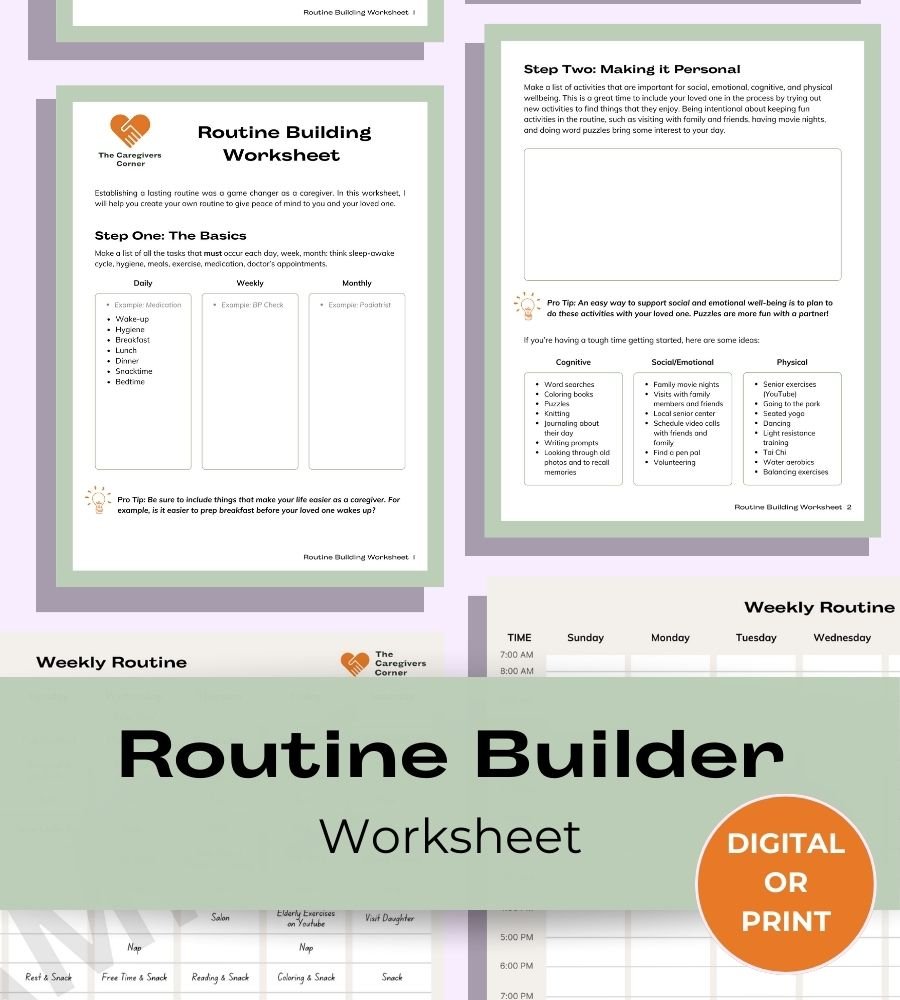 Routine Building Worksheet