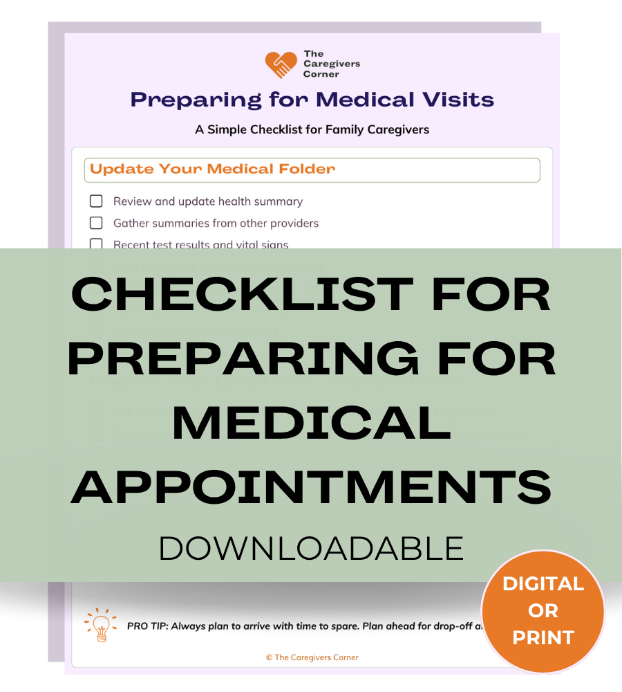 Pre-Medical Visit Checklist