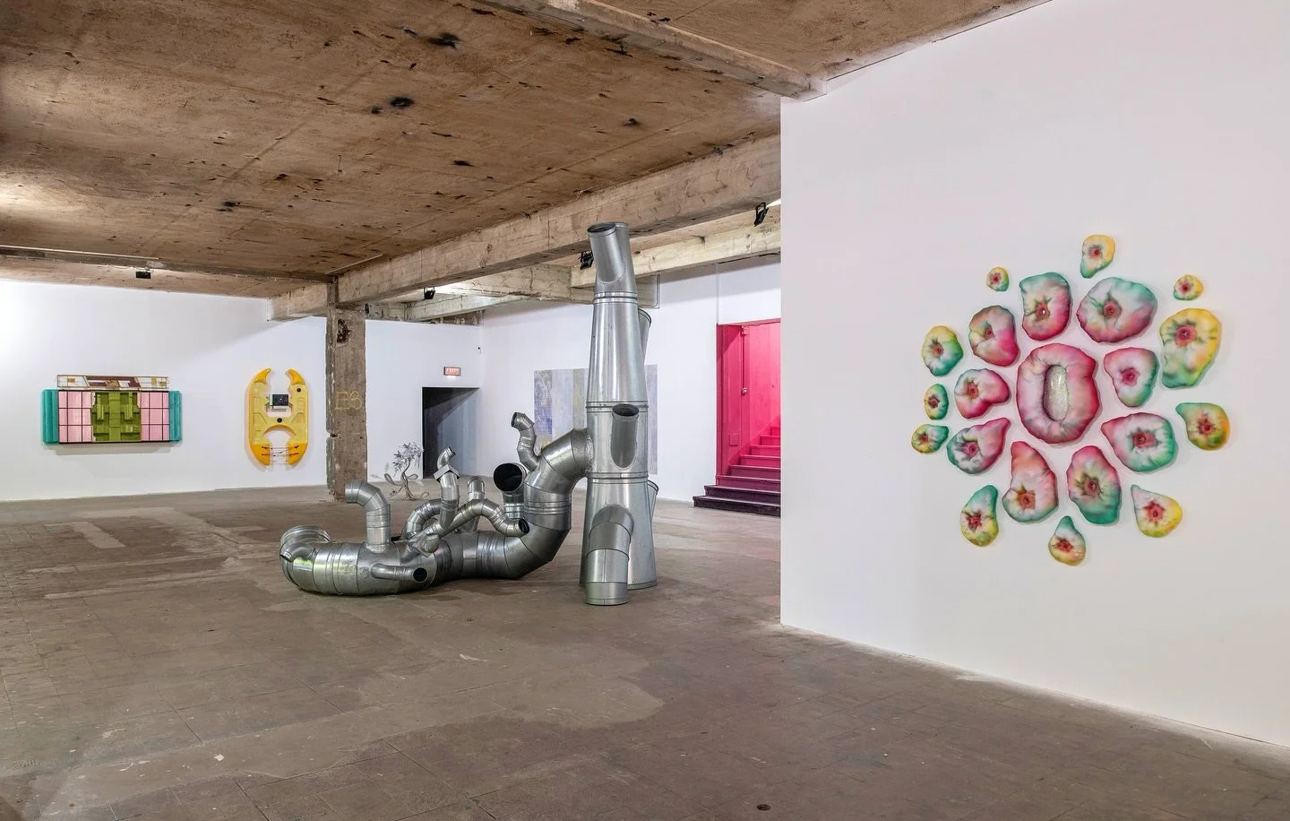 Last chance to see the exhibition @thebombfactoryartfoundation this week open until June 1st.  Thanks to all who have visited it so far. If you&rsquo;ve not been able to make it here are some wider angle views 🌍 

📷Photography by @justinpiperger 

