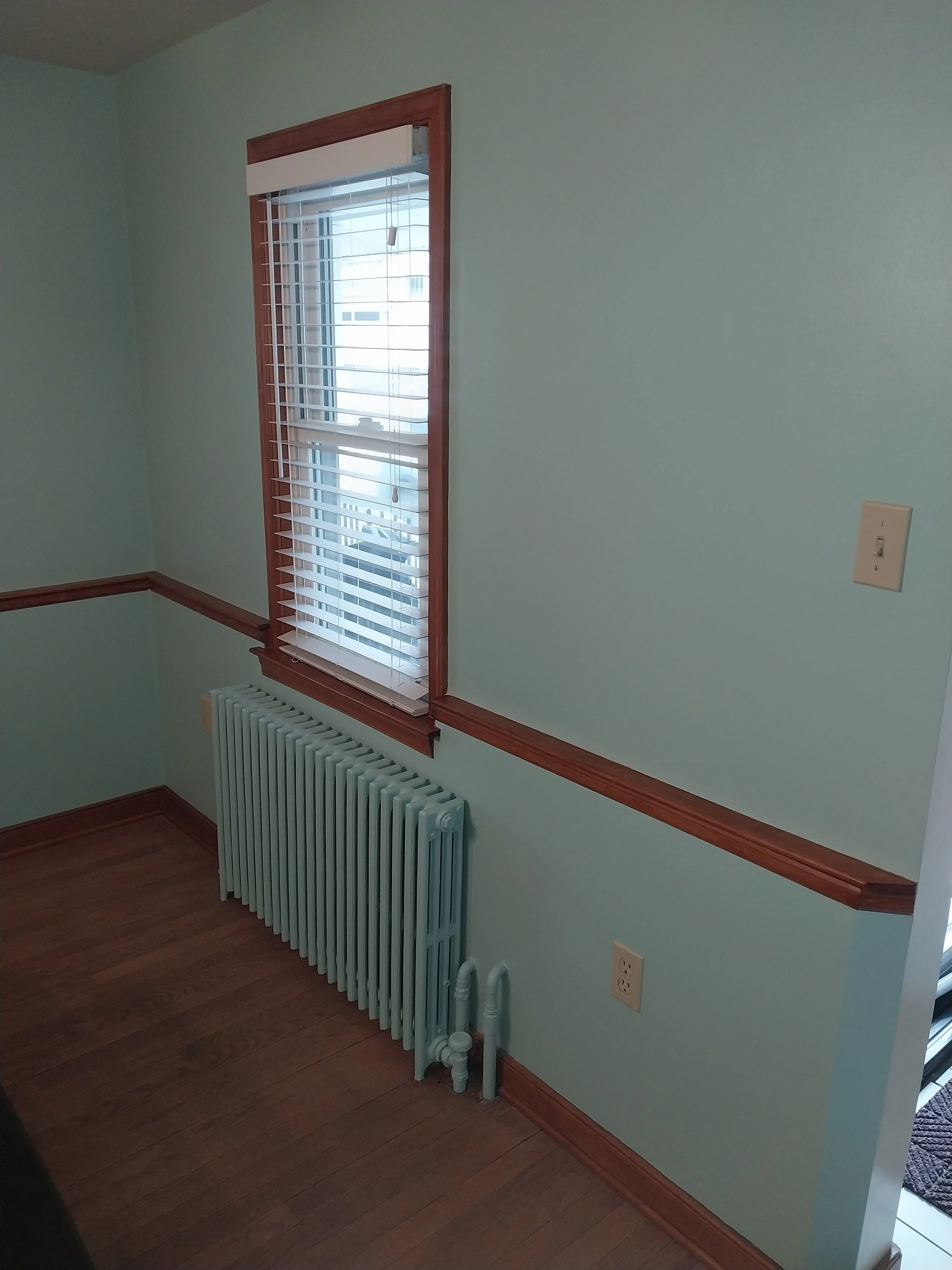 Radiators take a while to paint