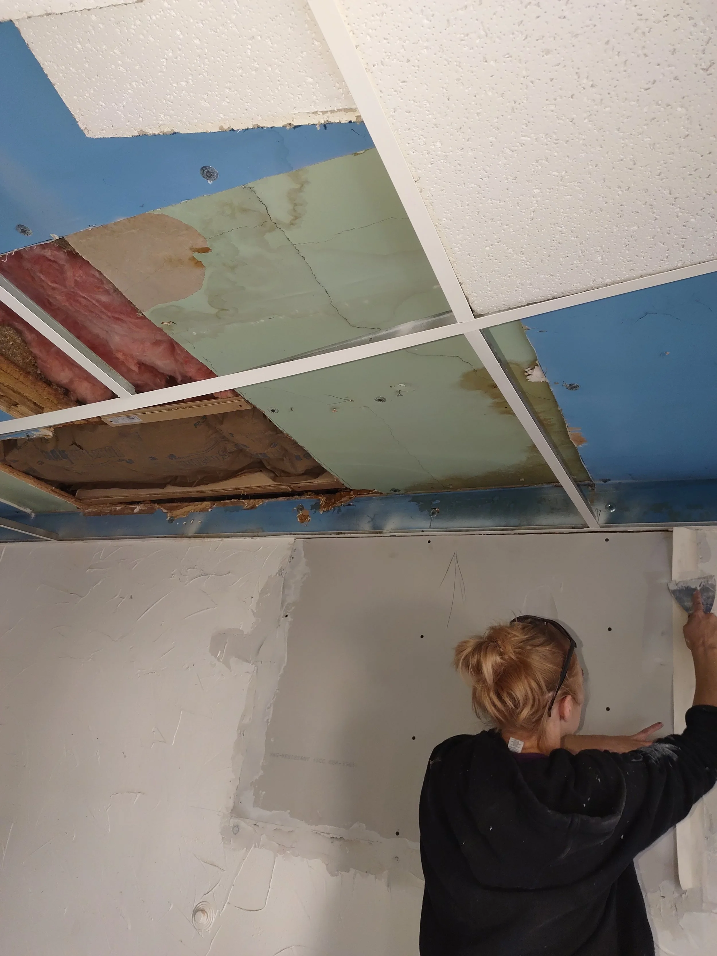 We repair drywall