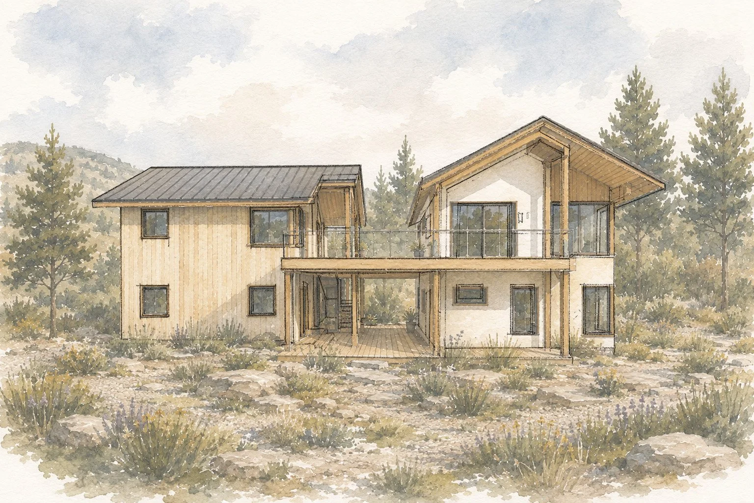 teton valley | design | pre-fab | passive + natural + performance
