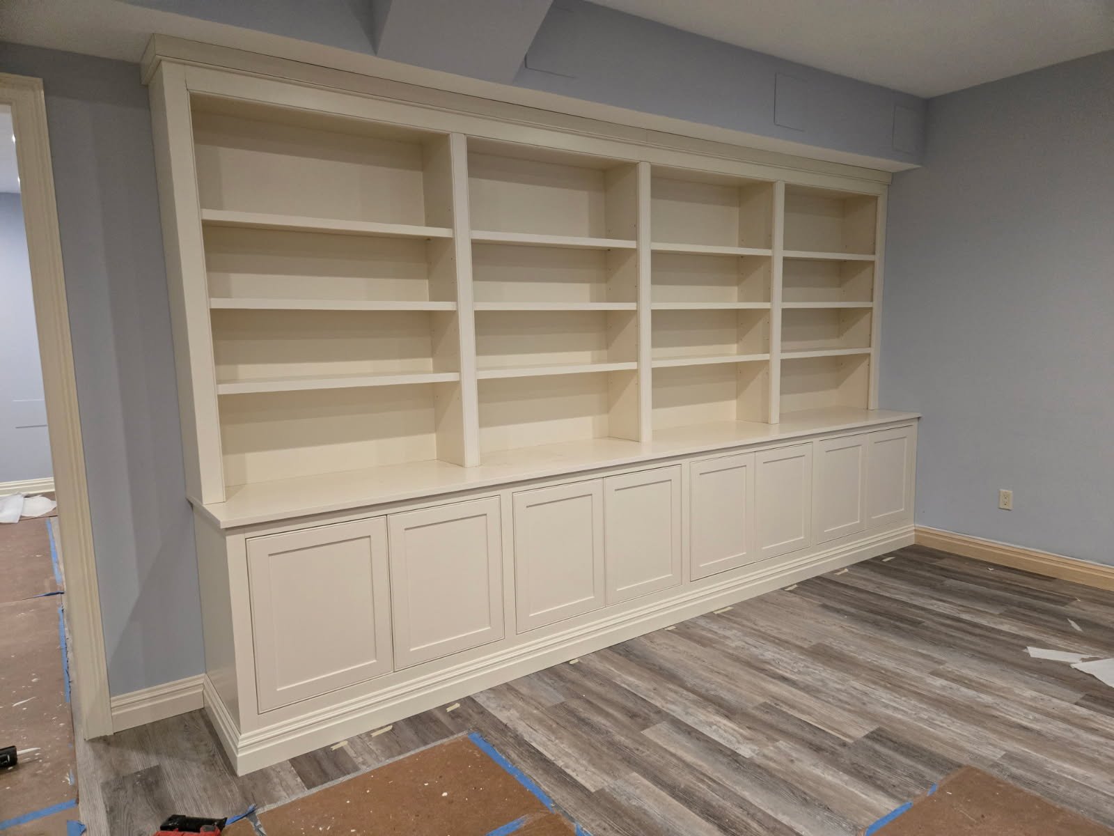Fully Bespoke Shelving Unit by Guntur Inc