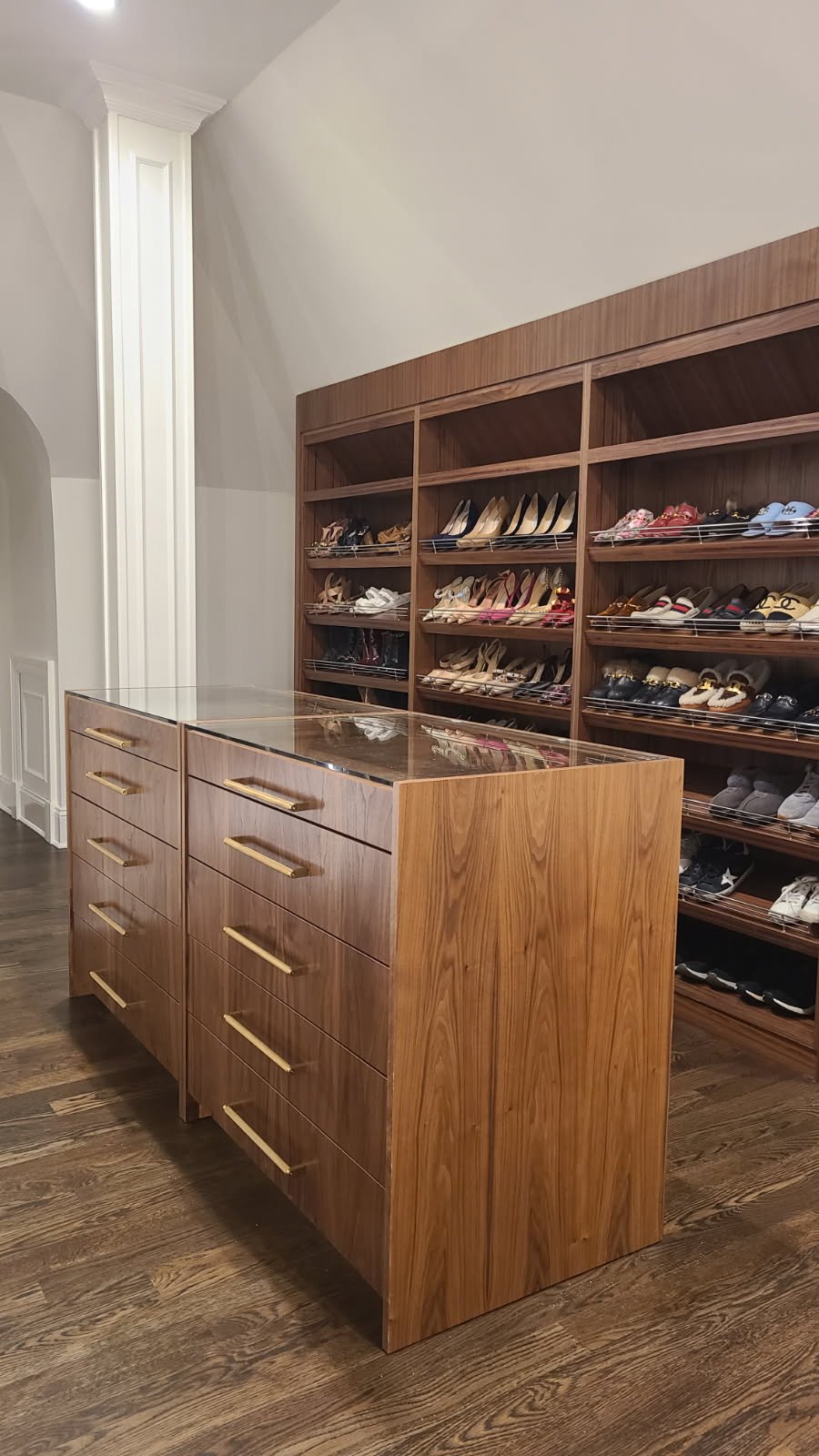 Custom Walk-In Closet by Guntur Inc