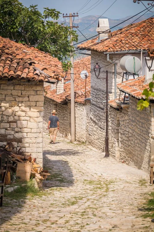 Cobbled street in the Kala