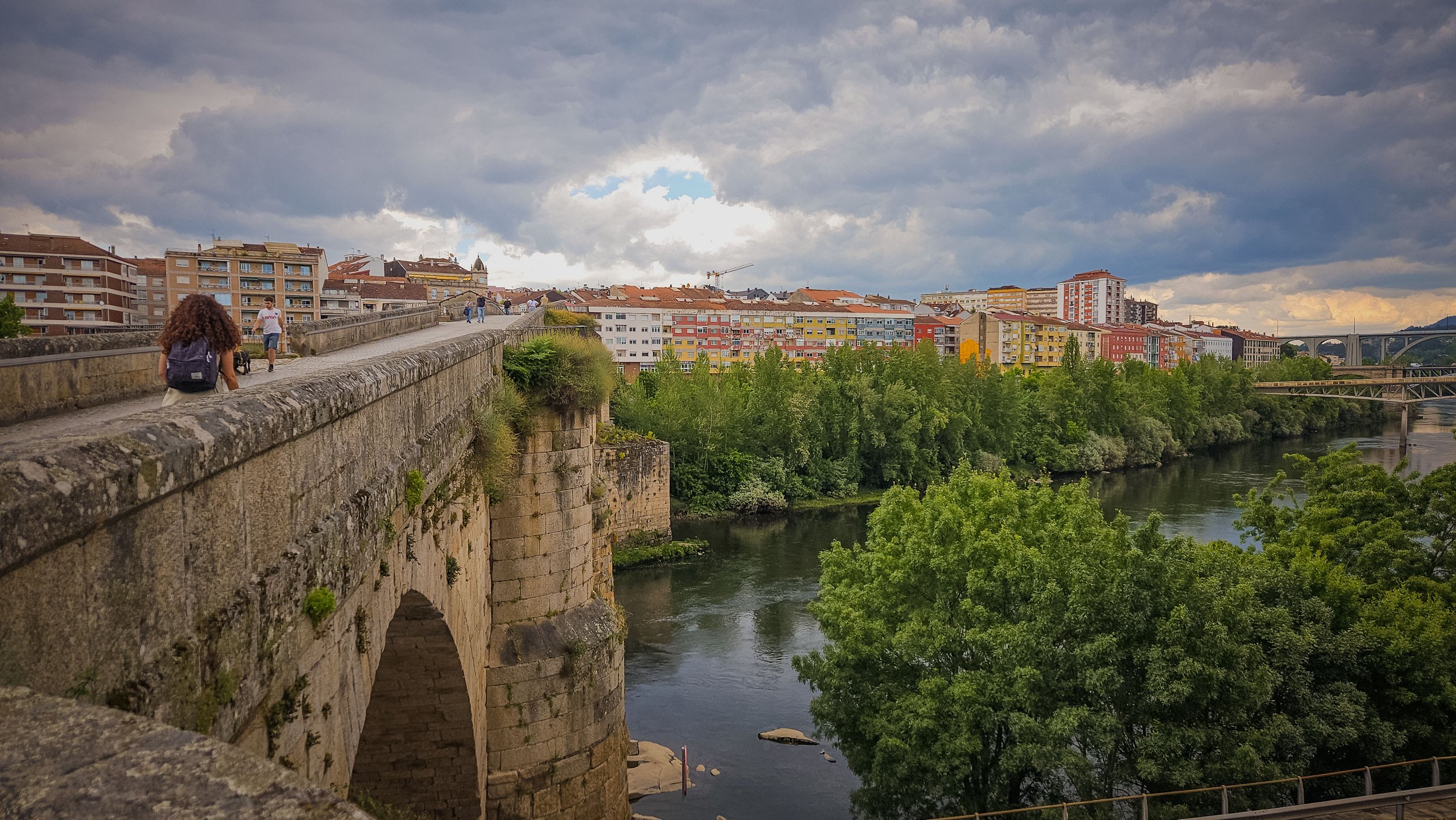 Roman bridge in Ourense