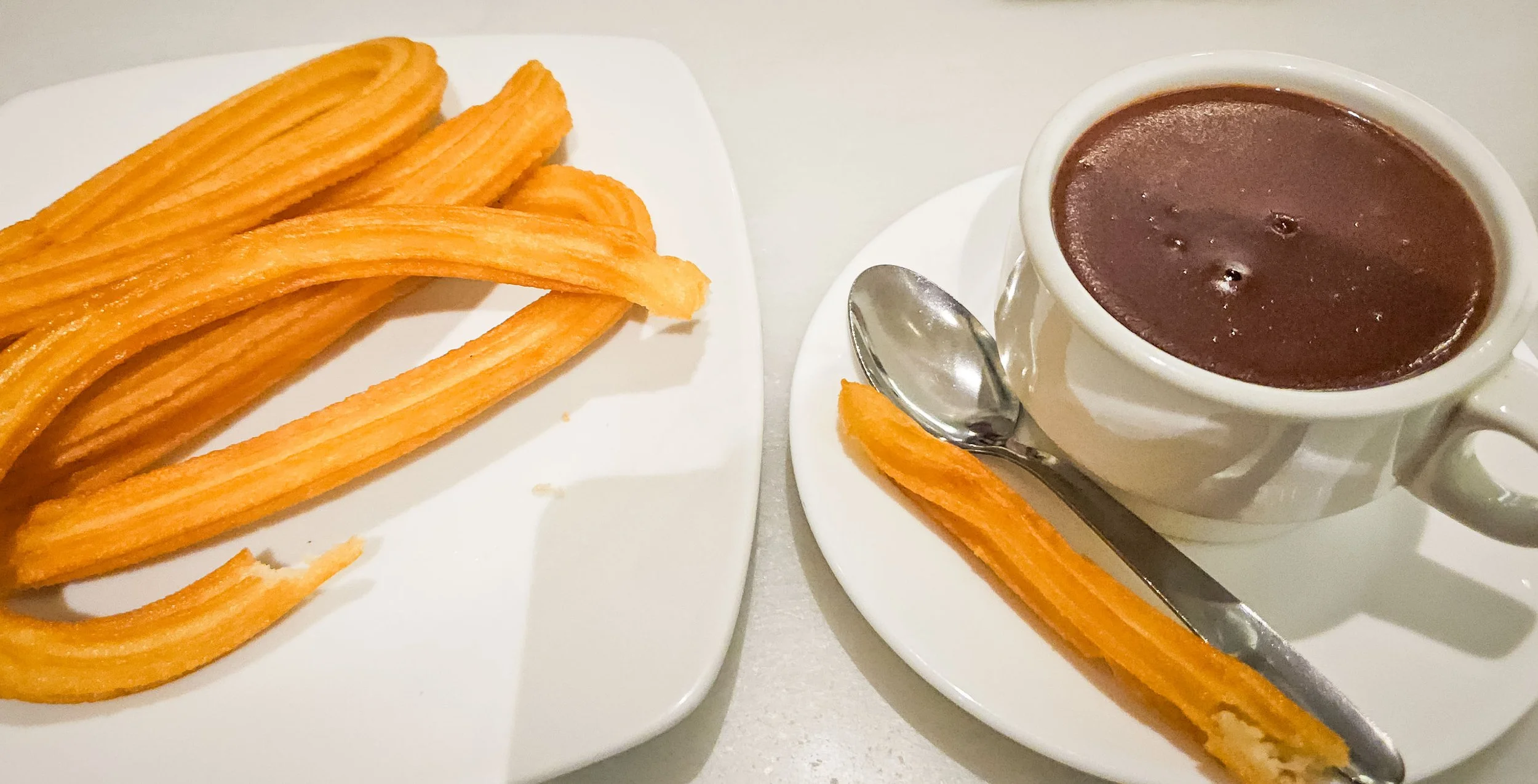 Cioccolata and churros
