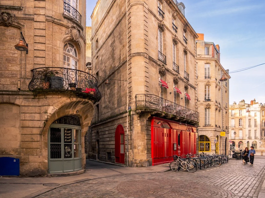 City street in Bordeaux