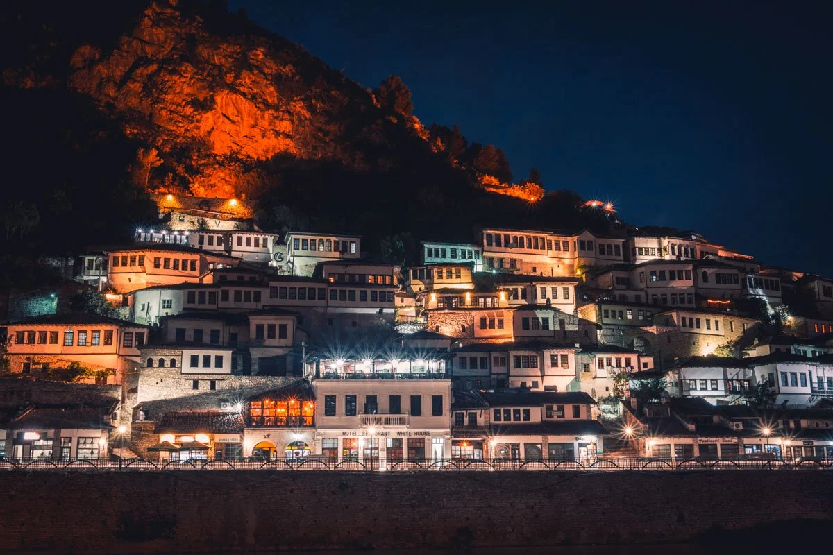 Berat at night
