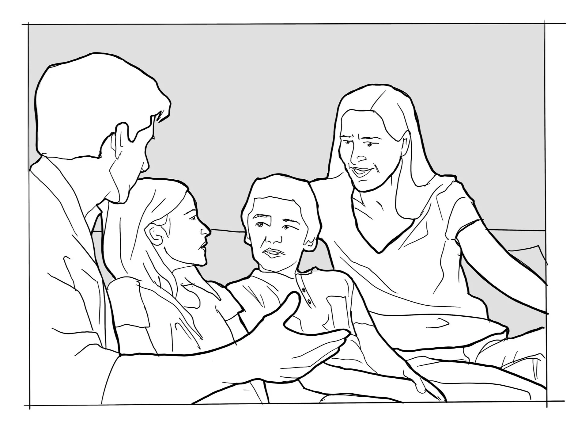 5. They talk to the kids, but aren't able to pinpoint where it went. Everyone feels a little guilty, but nothing really changes.