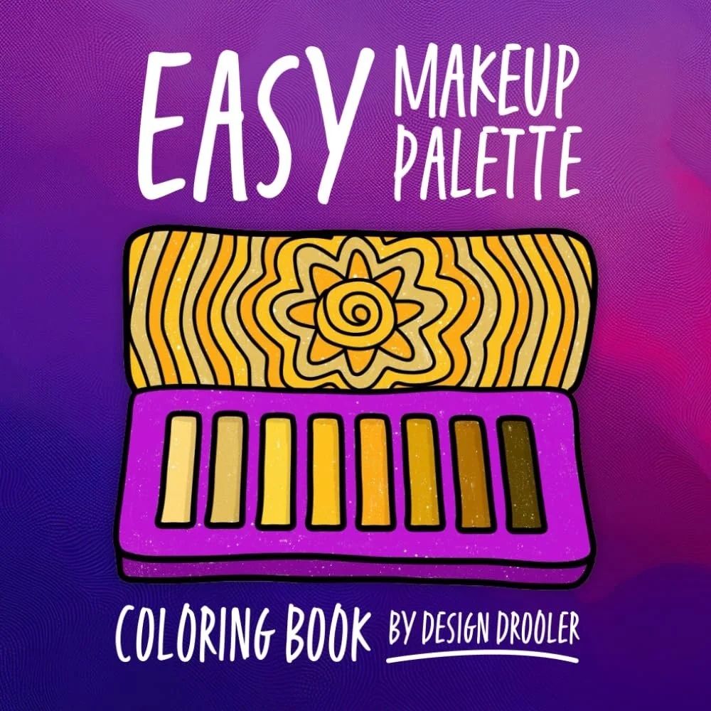 Cover of Easy Makeup Palette Coloring Book