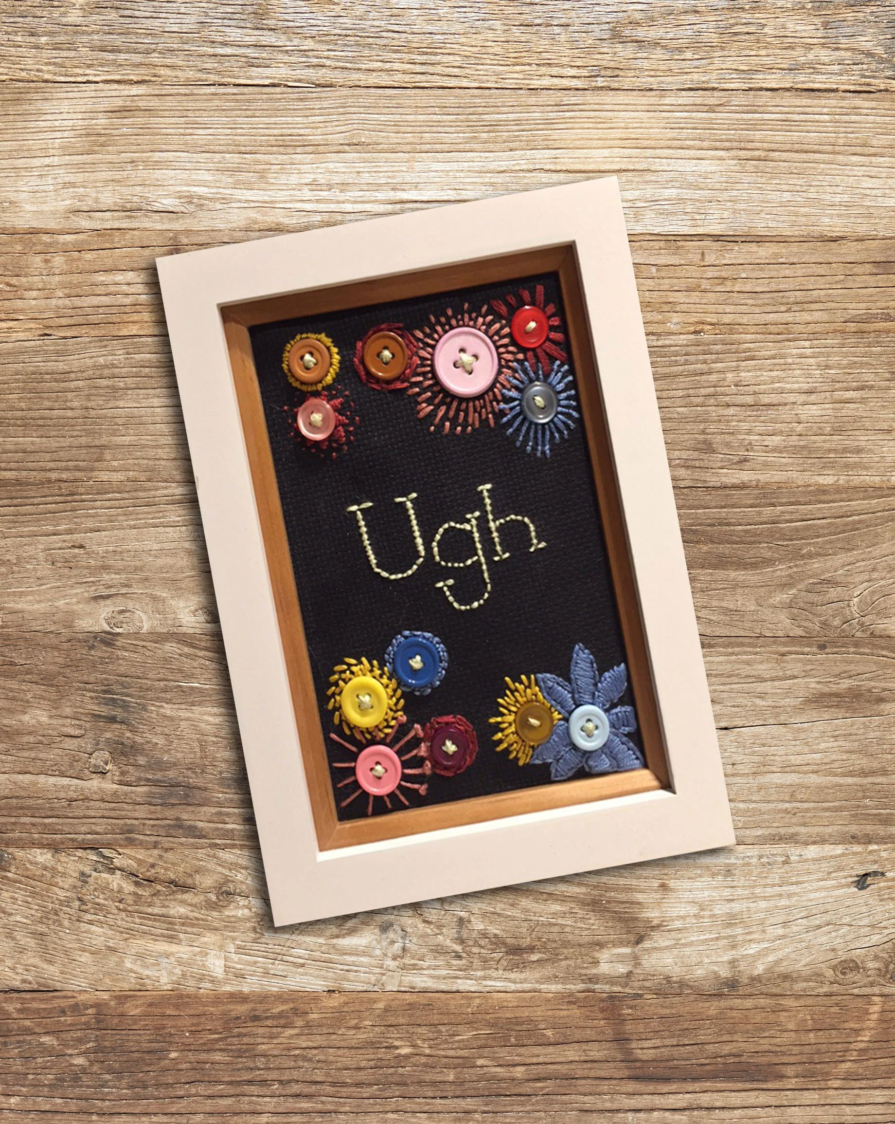 Sarcastic embroidery