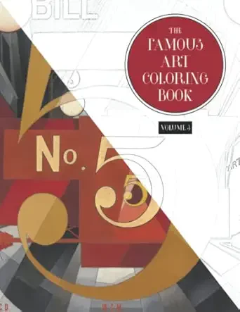 Cover of The Famous Art Coloring Book: Volume 3