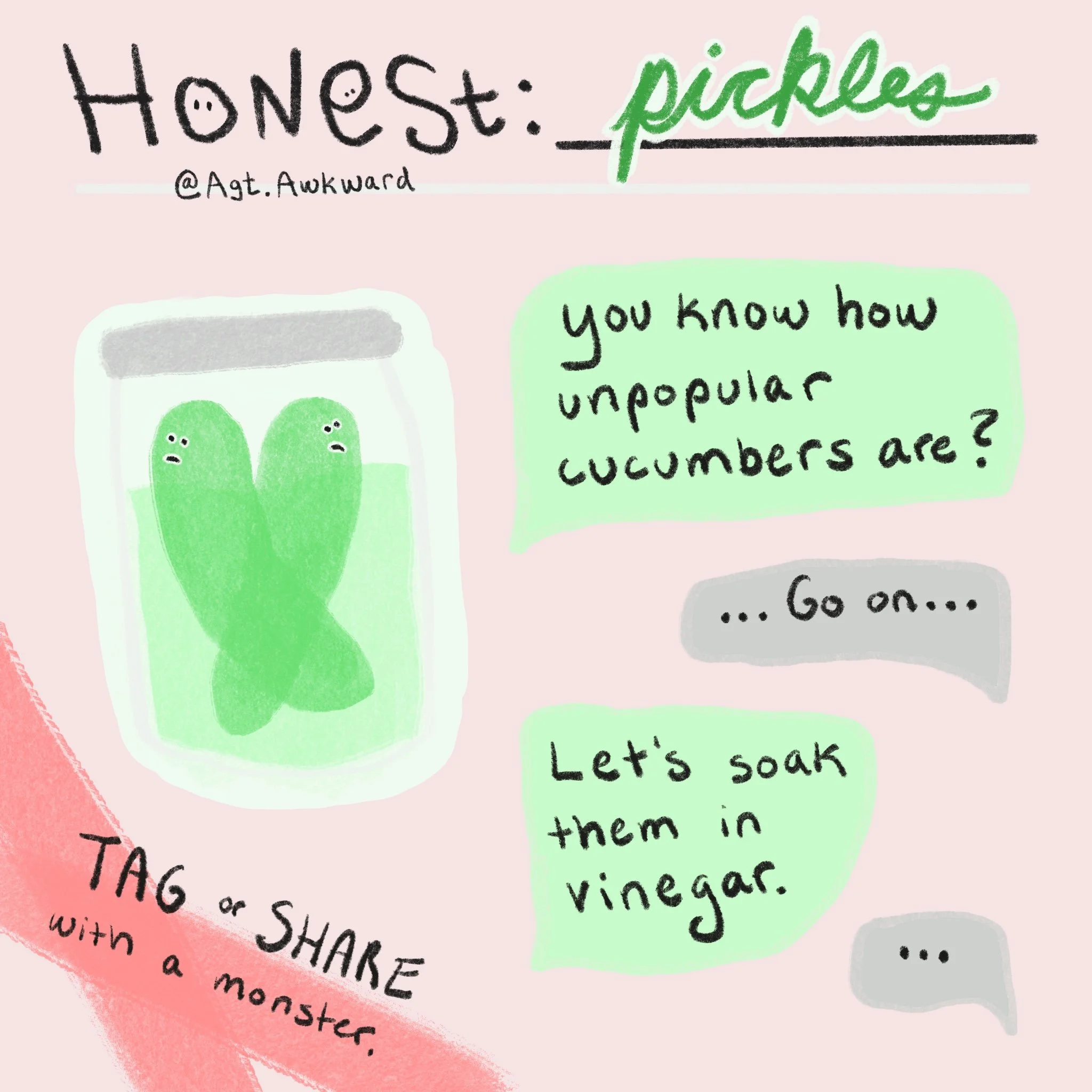 Comedy illustration for Instagram.