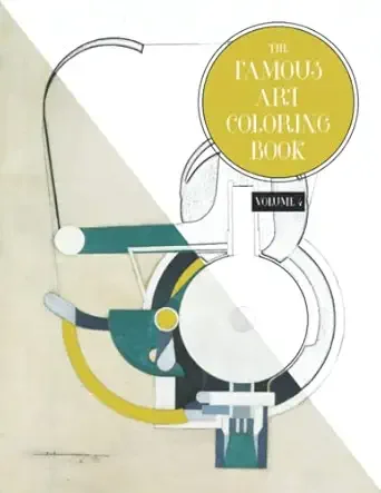 Cover of The Famous Art Coloring Book: Volume 4