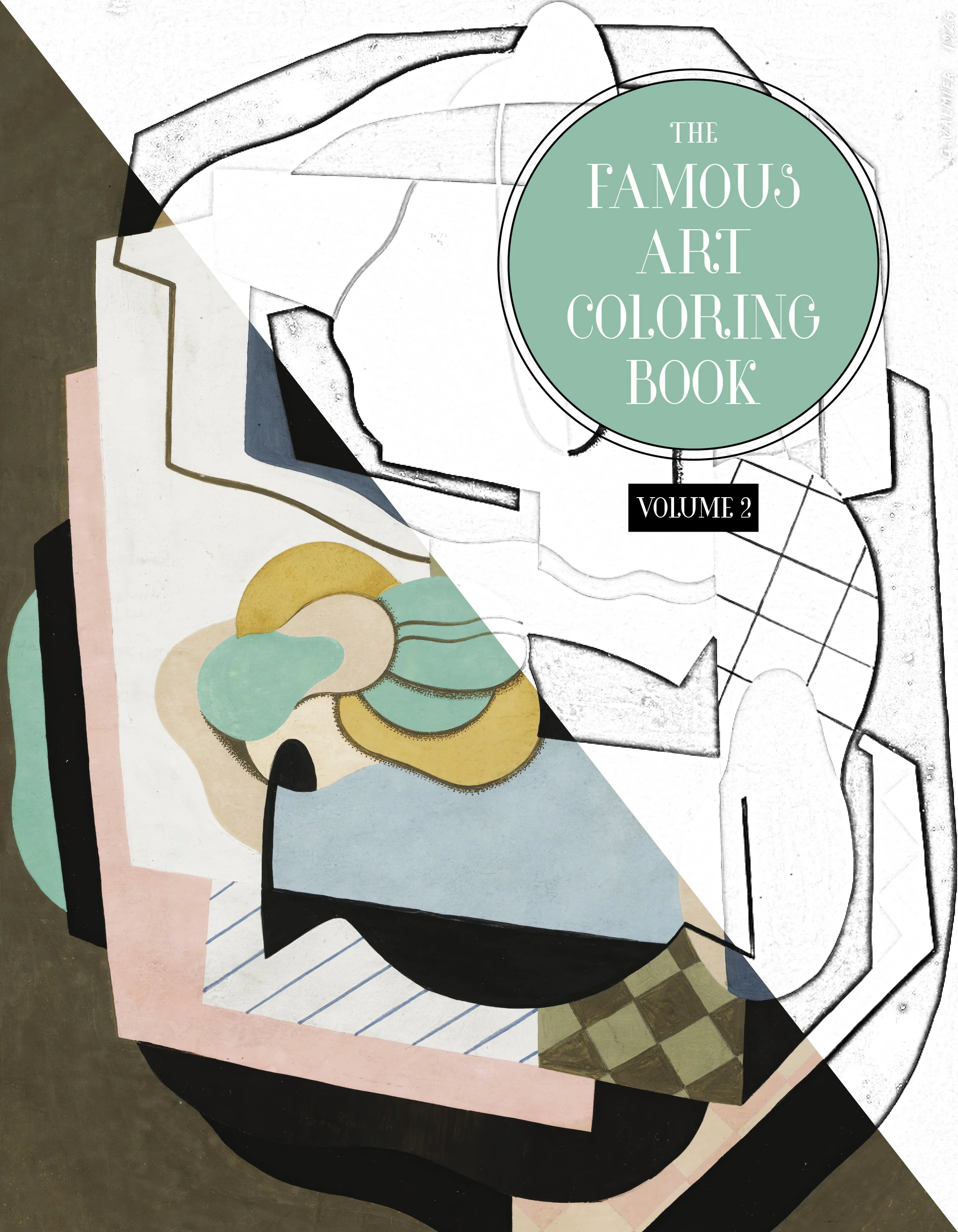 Cover of The Famous Art Coloring Book: Volume 2