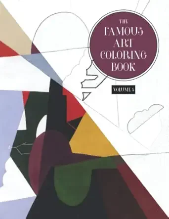 Cover of The Famous Art Coloring Book: Volume 5