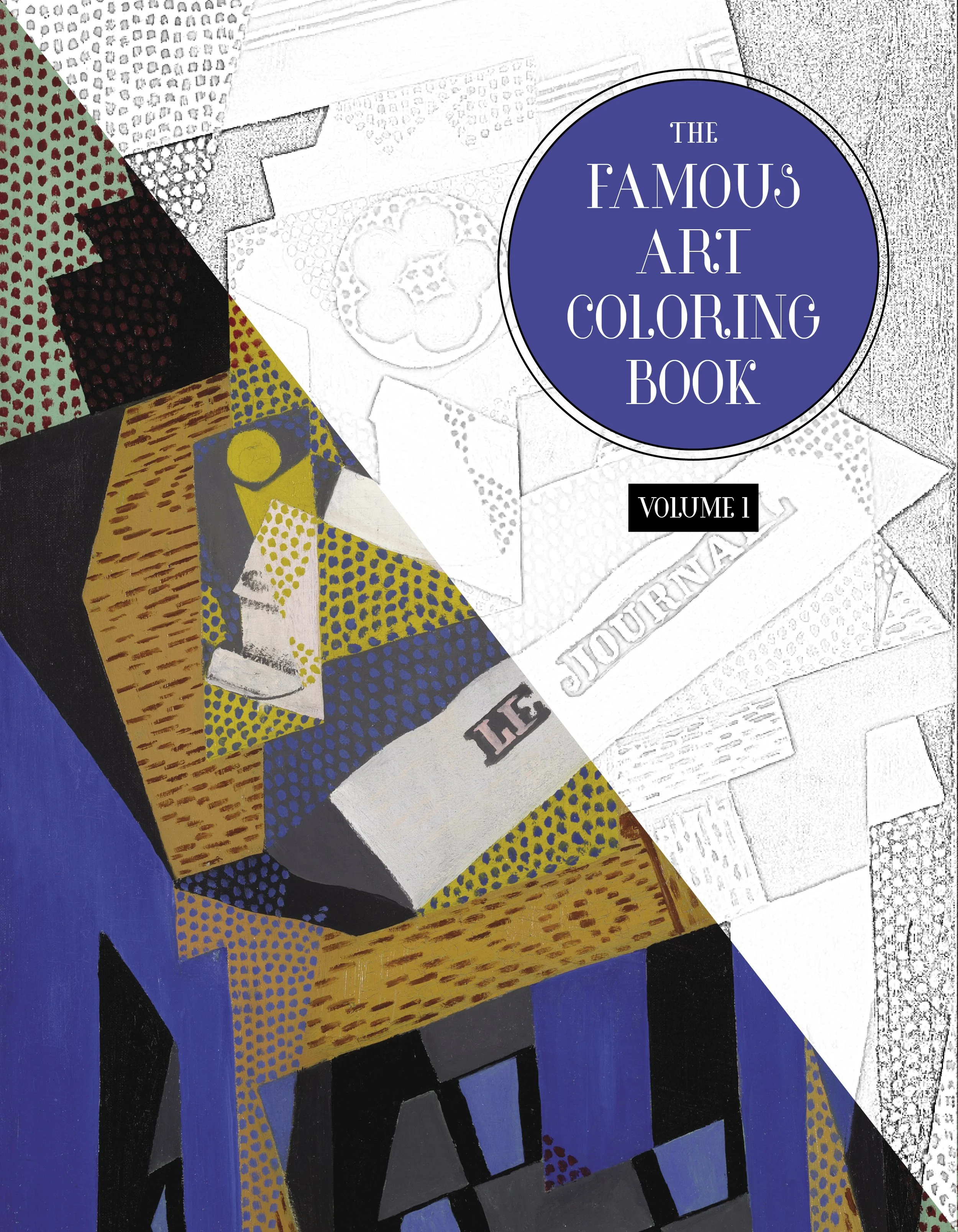 Cover of The Famous Art Coloring Book: Volume 1