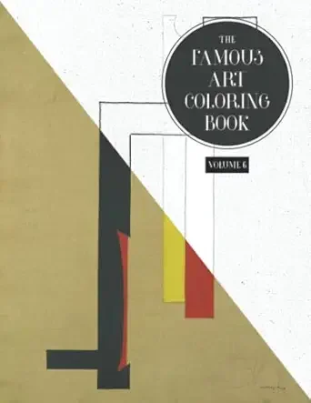 Cover of The Famous Art Coloring Book: Volume 6