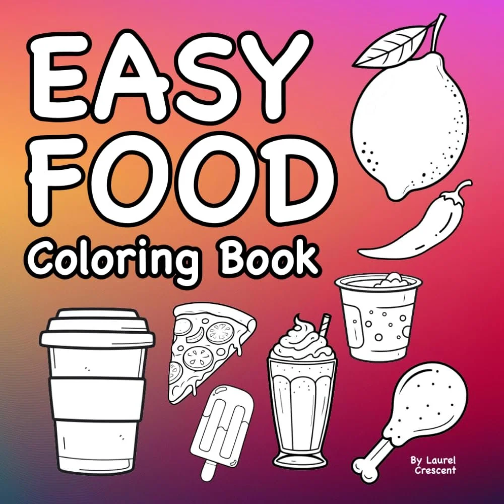 Cover of Easy Food Coloring Book