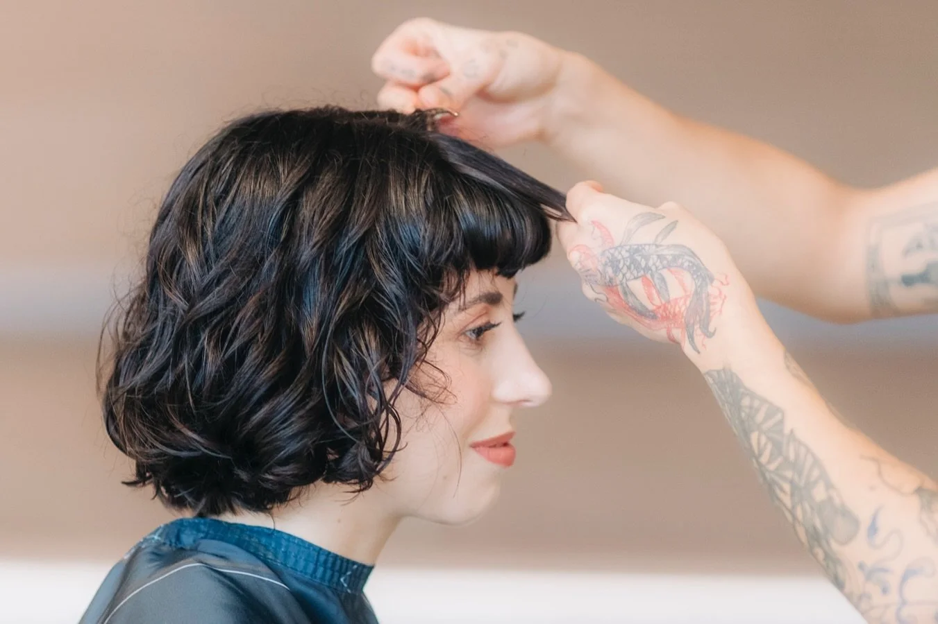 I&rsquo;m not really known for bridal hair, but for Haley I was happy to do it! She is my friend, Folk Tale&rsquo;s web designer, and one of my favourite artists to collaborate with. I just had the chance to go through all the wedding photos and I co