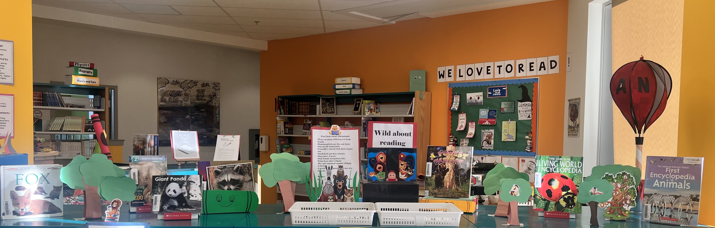 Wild animals display