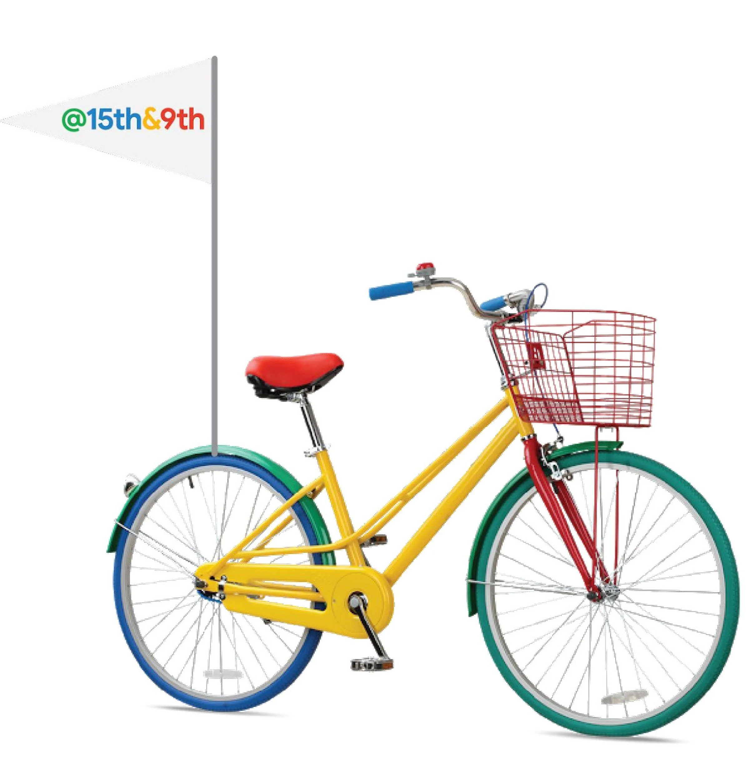Iconic G-Bikes were placed around the city with the call out to 15th&9th.