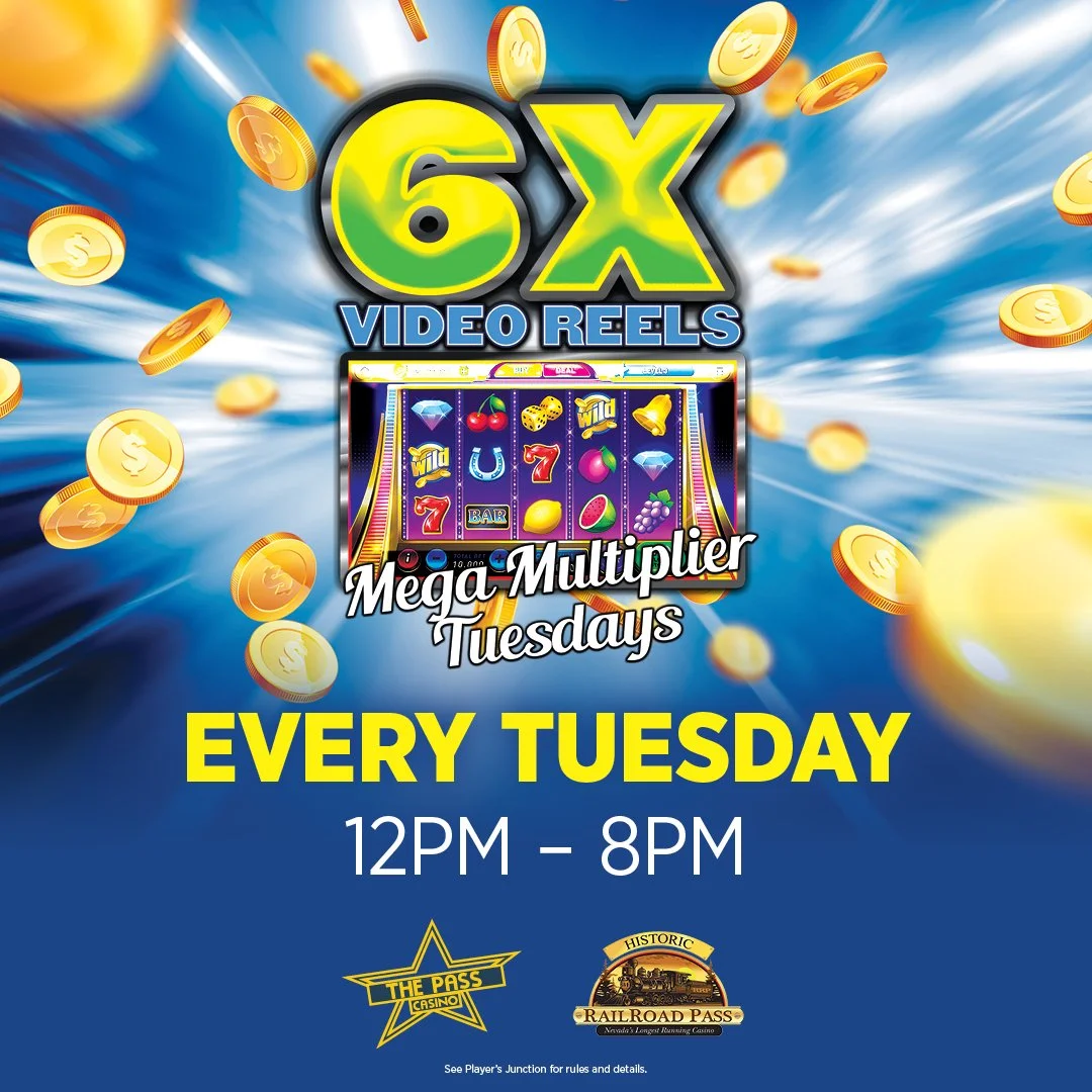 6X Video Reels Mega Multiplier Tuesdays