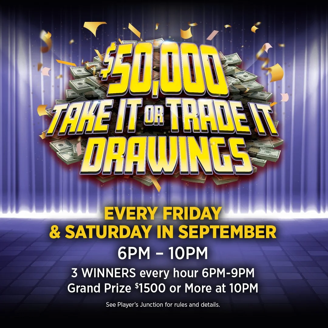 $50,000 Take It or Trade It Drawing