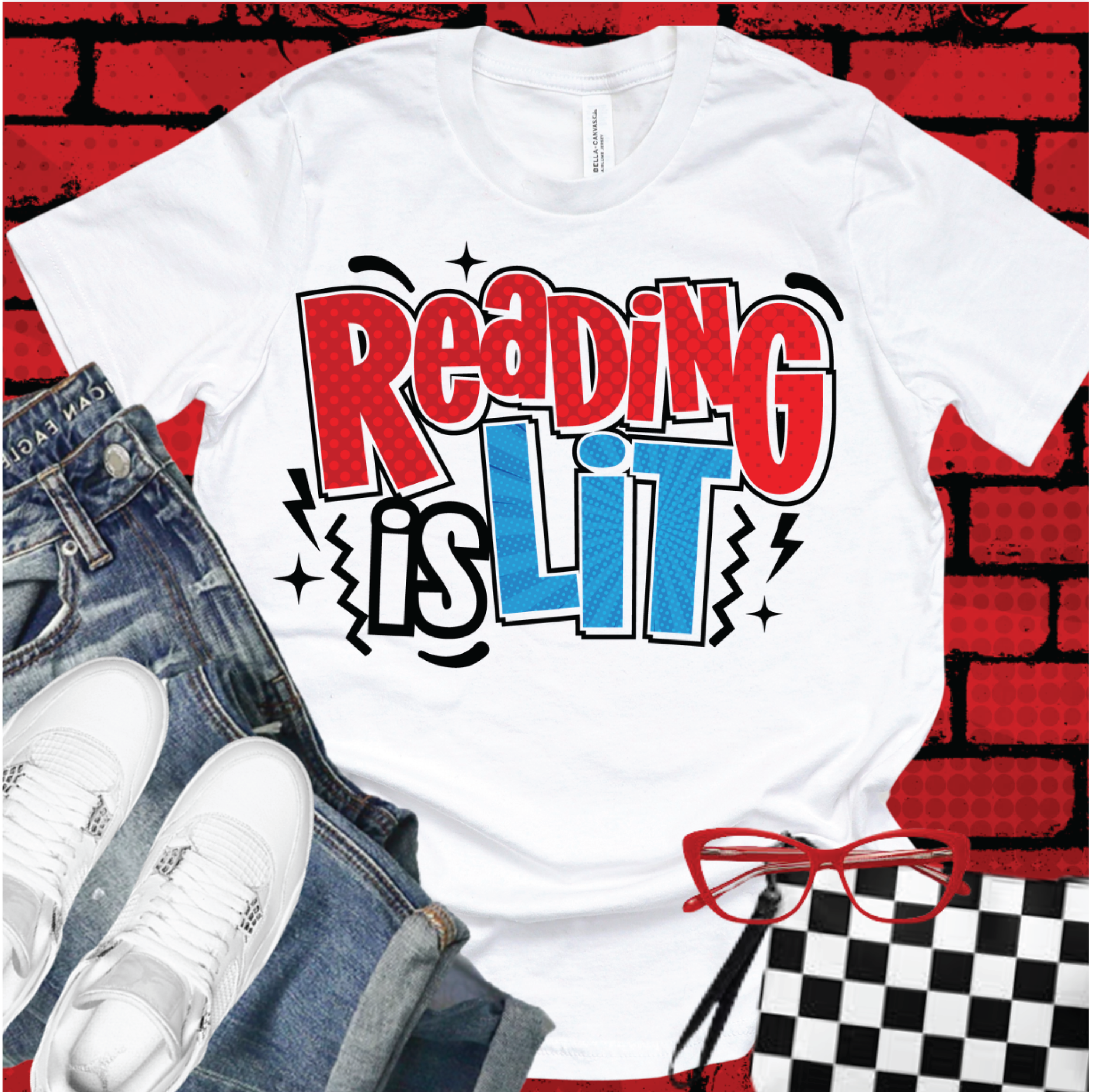 Reading is Lit Graphic Tee