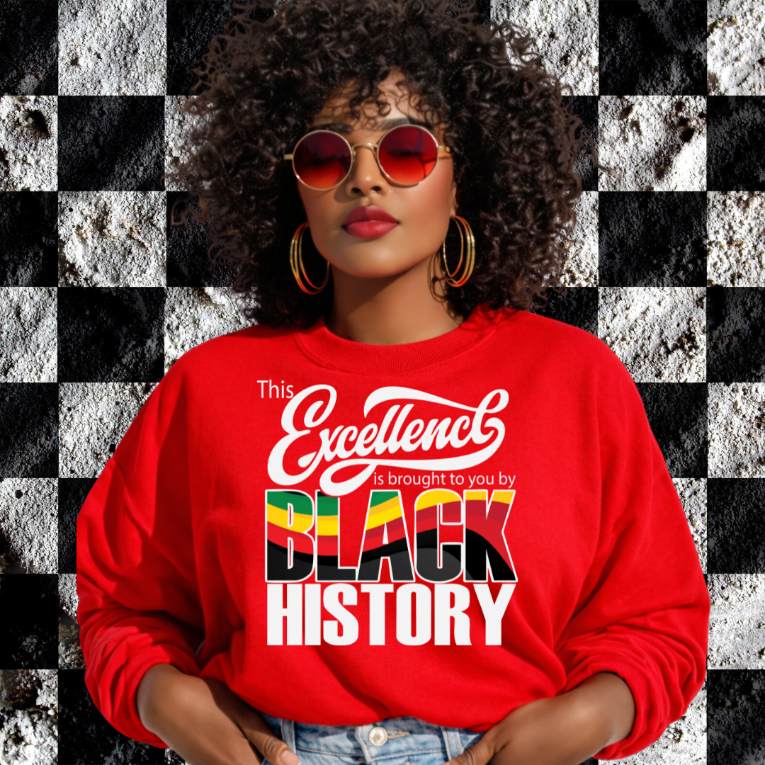 Bold Black History Excellence Sweatshirt