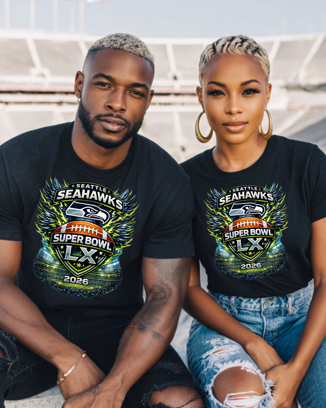 Seattle Seahawks Super Bowl 2026 T-Shirt