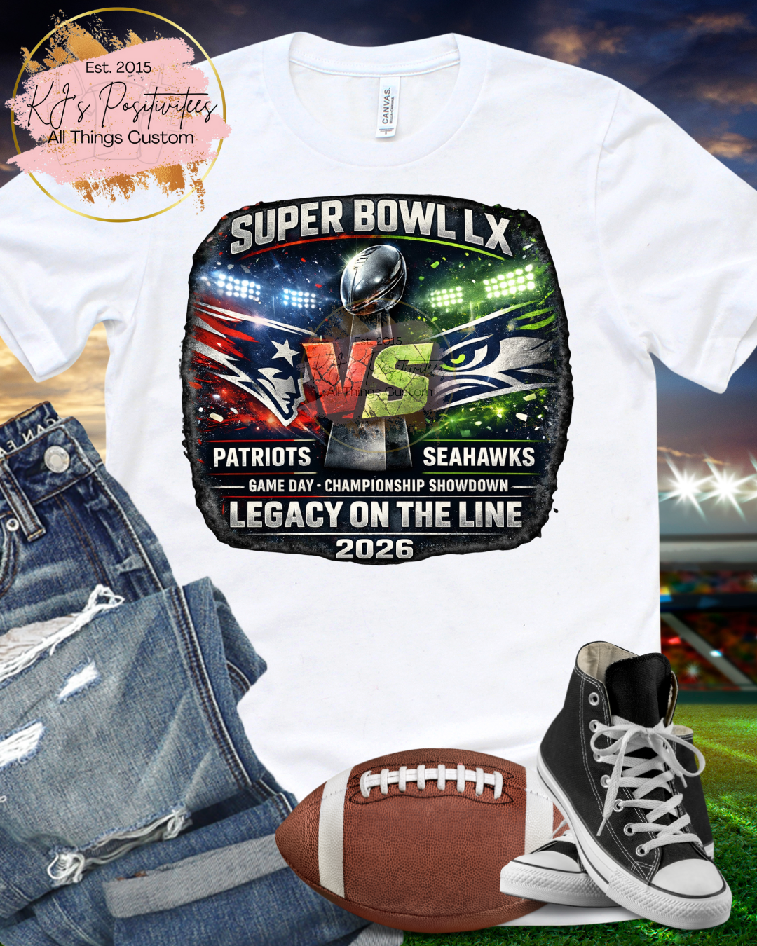 Super Bowl LX Showdown Tee
