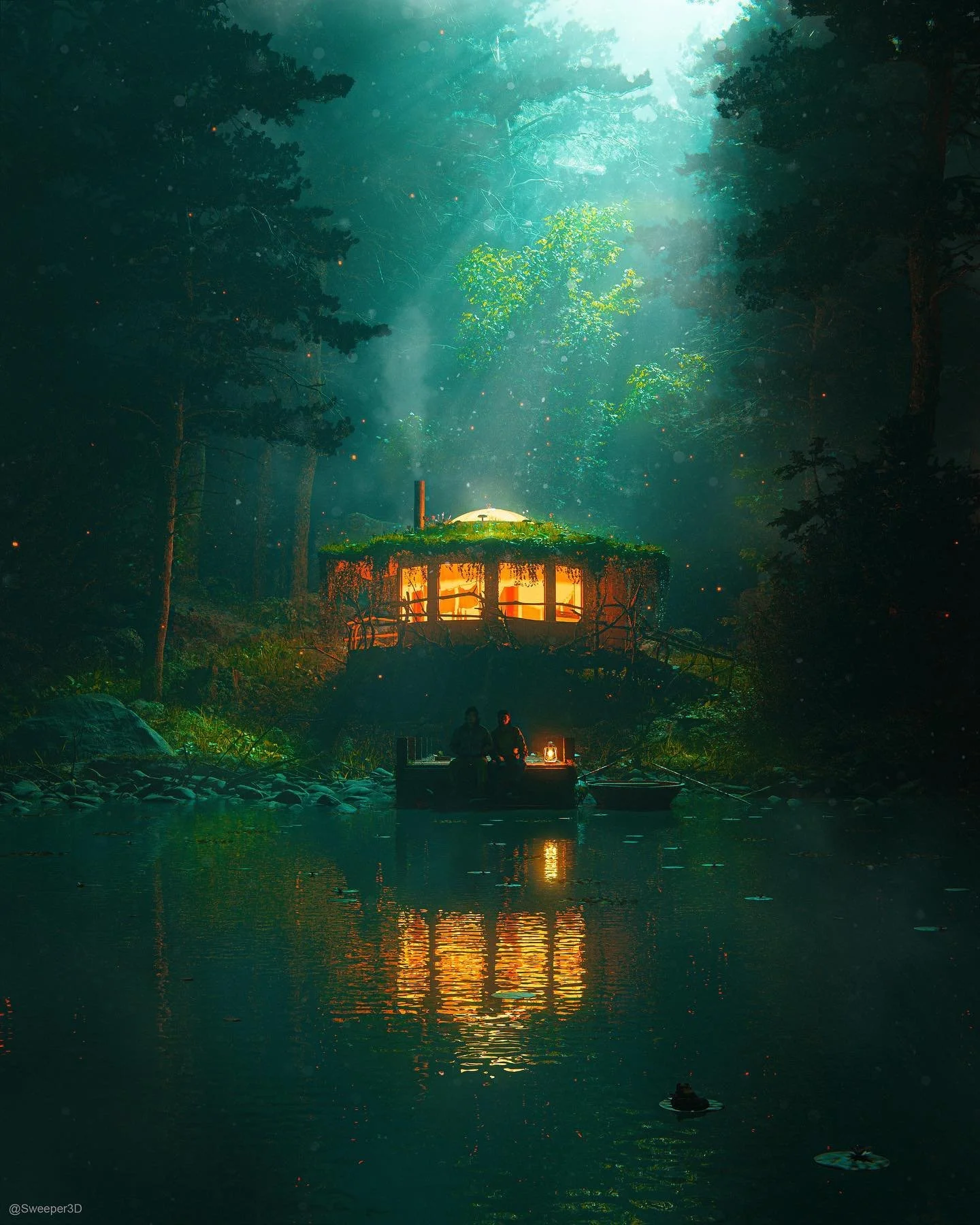 Lakeside Cabin Timelapse, PSD, and Cabin Asset</a>
