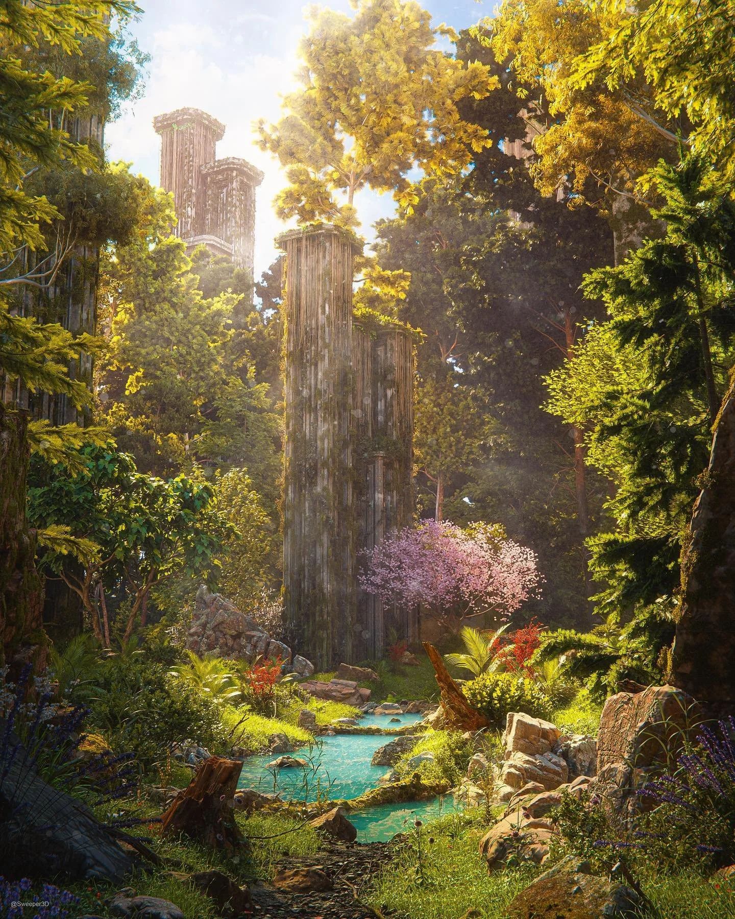 Pillars- timelapse, PSD, and Pillar asset</a>