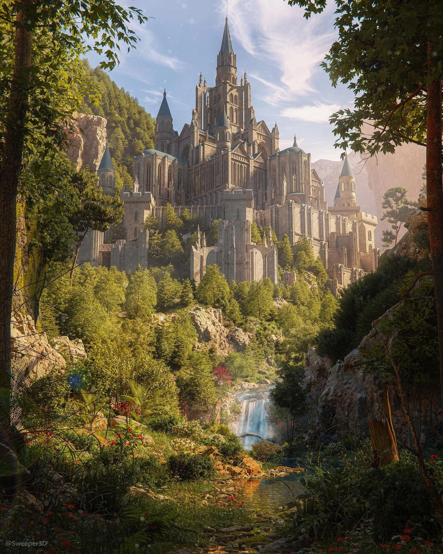 Castle in the woods, Timelapse and PSD</a>