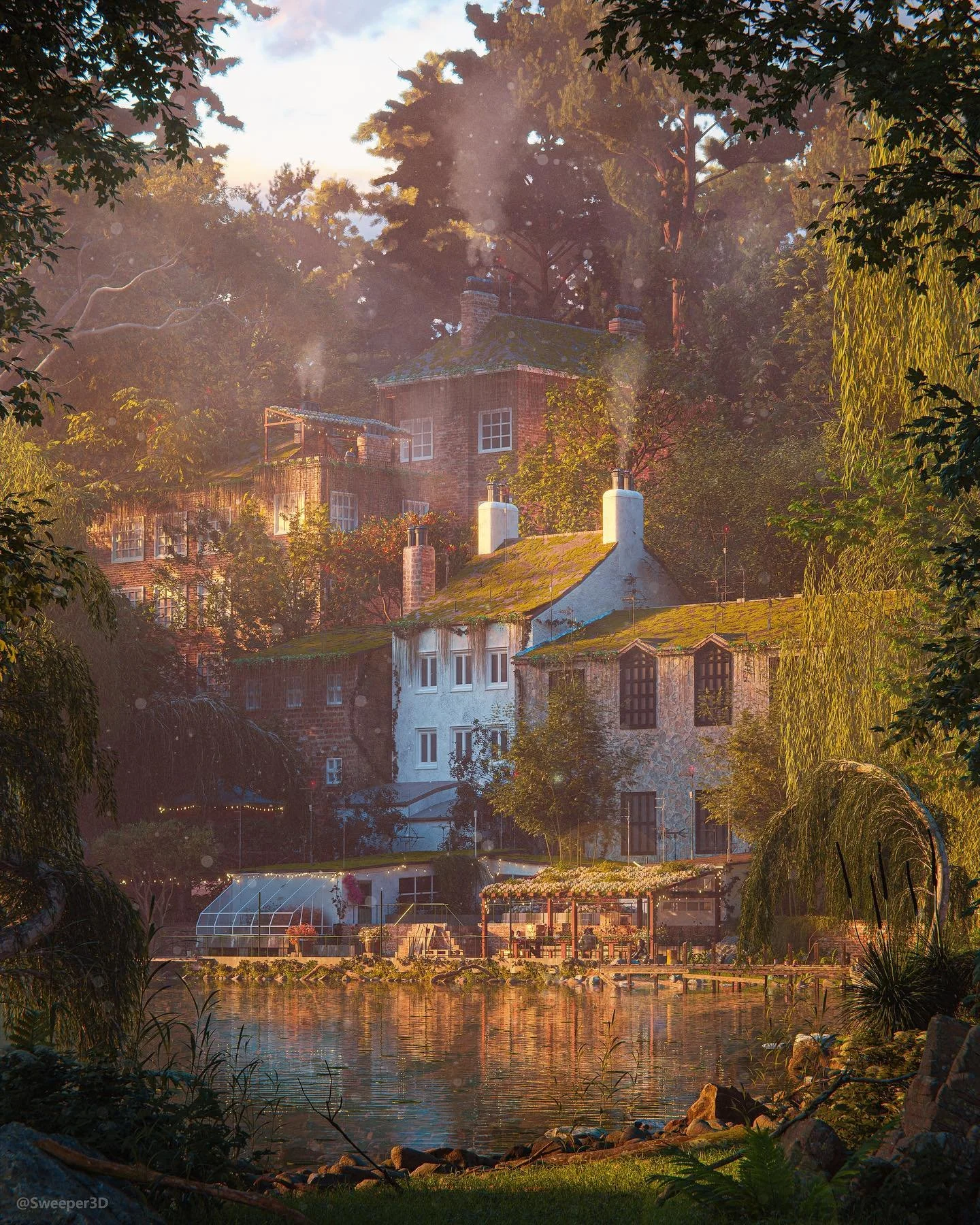 Over the water, Timelapse and project files