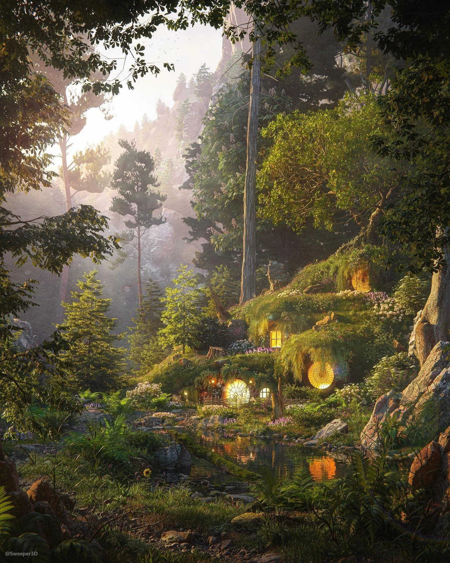 Resting timelapse, Blend file, and PSD