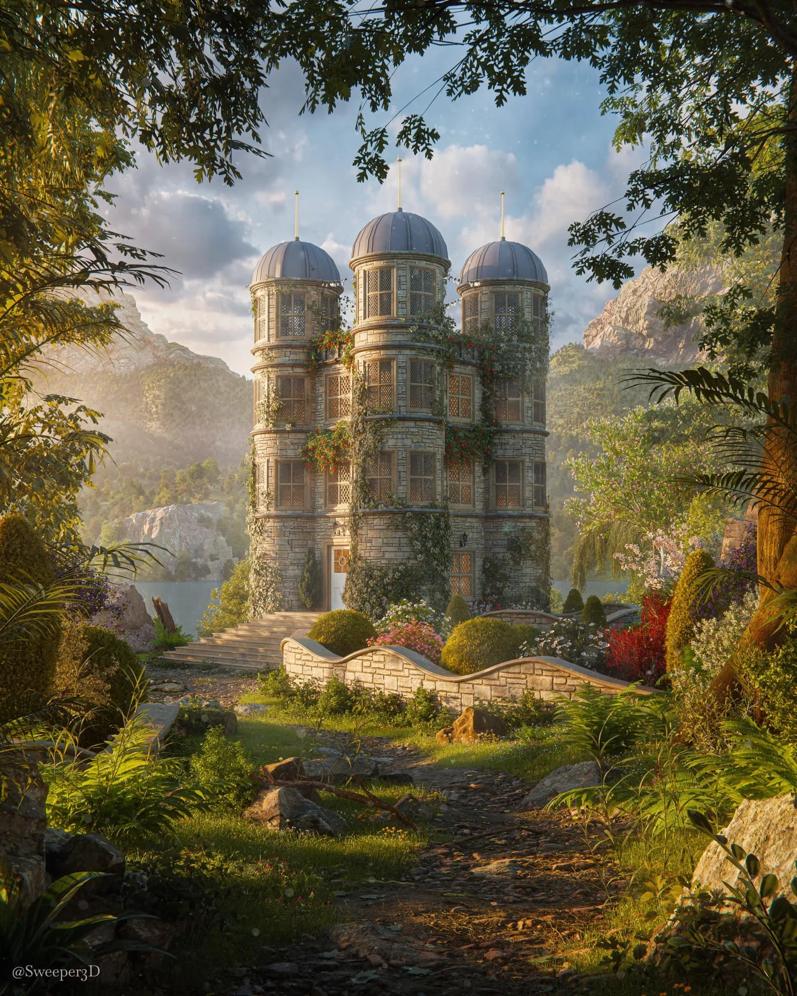Lakeview Tower - Animation, 4k render, Tower Asset, and PSD!</a>
