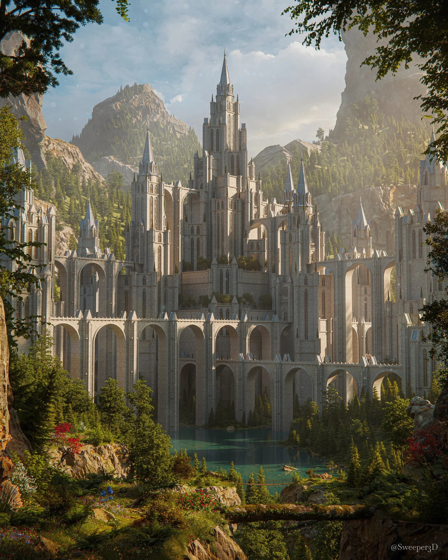 Creating A Castle In Blender Tutorial Preview Sweeper3d