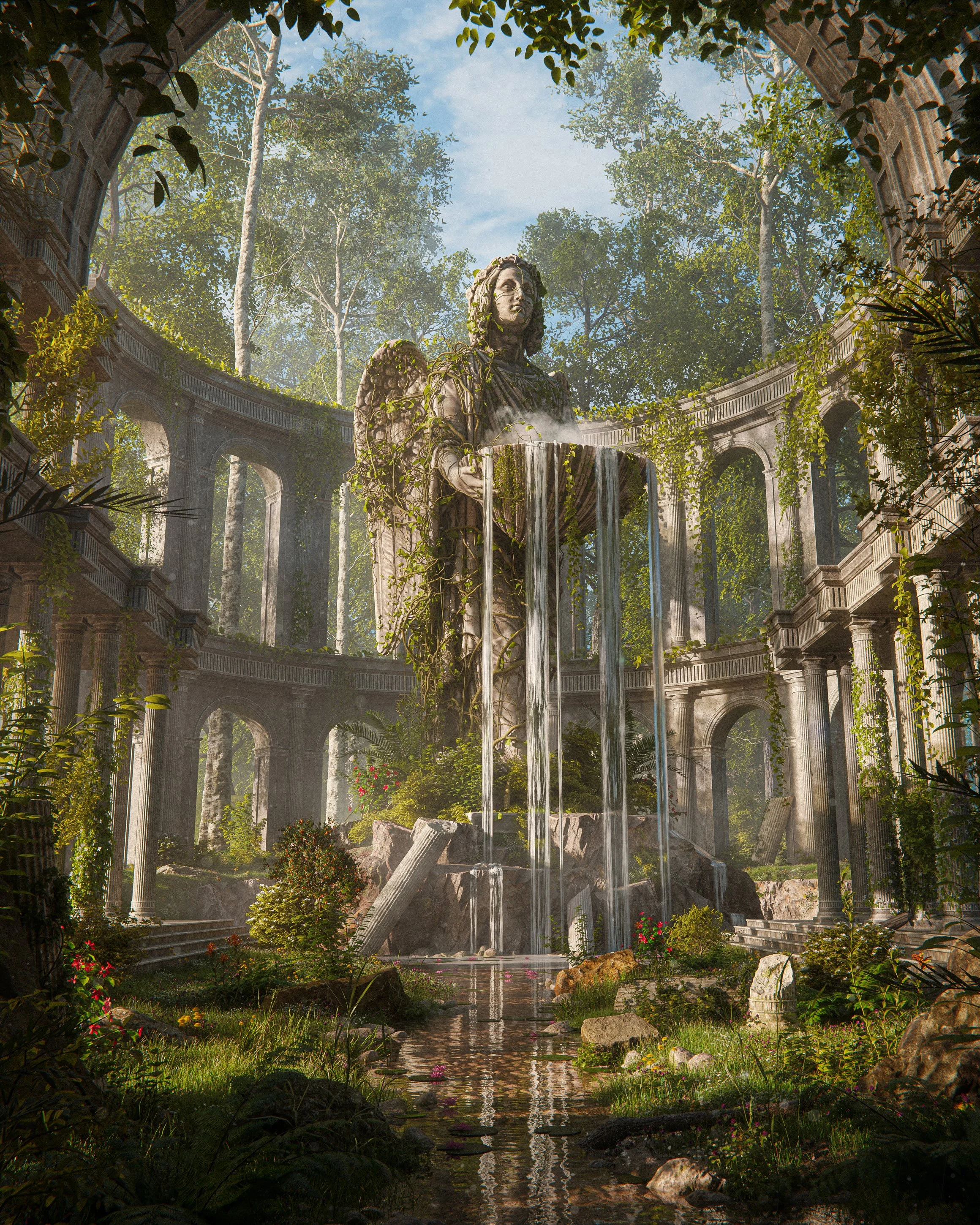 Arcadian Sanctuary - Project File + Asset Pack Bundle